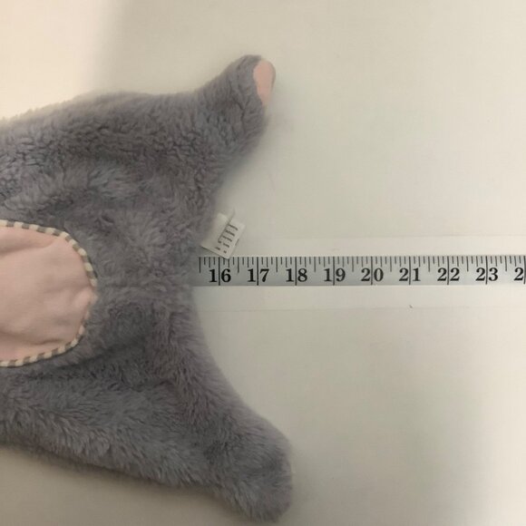 Kellytoy Bunny Rabbit Plush Lovey Security Blanket 18" Soft Crinkle Rattle - Picture 8 of 8